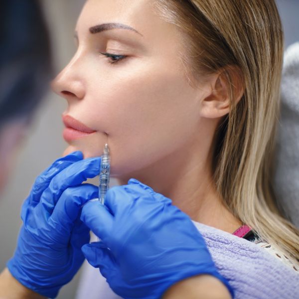 eliminar líneas de marioneta con acido hialuronico. Tratamiento Clinica Medicina Estetica DA en Madrid