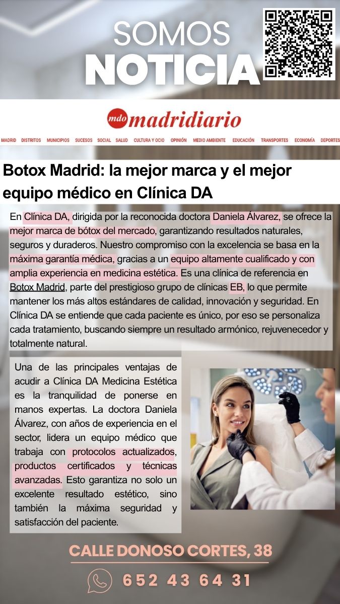 Clínica medicina estetica DA en madriddiario Botox